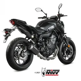 Scarico Completo Mivv Yamaha Mt-07 Terminale Mk3 Carbonio Moto Alto 2