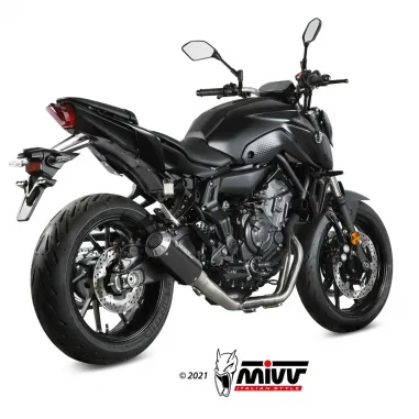 Scarico Completo Mivv Yamaha Mt-07 Terminale Mk3 Carbonio Moto Alto