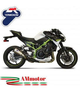 Termignoni Kawasaki Z 900 Terminale Di Scarico Moto Marmitta Relevance Conico Titanio