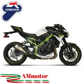 Termignoni Kawasaki Z 900 Terminale Di Scarico Moto Marmitta Relevance Conico Titanio