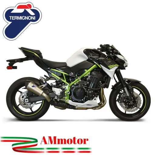 Termignoni Kawasaki Z 900 Terminale Di Scarico Moto Marmitta Relevance Conico Titanio