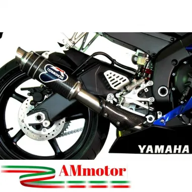 Terminale Di Scarico Termignoni Yamaha Yzf R6 Marmitta Gp Carbonio Moto Omologato Alto