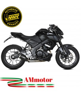 Scarico Completo Mivv Yamaha Mt-125 Terminale Mk3 Carbonio Moto Racing