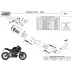 Scarico Completo Mivv Yamaha Mt-125 Terminale Mk3 Carbonio Moto Racing