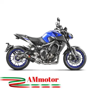 Akrapovic Yamaha Mt-09 14 - 2020 Impianto Di Scarico Completo Racing Line Terminale Carbonio Moto