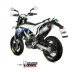 Mivv Husqvarna 701 Enduro / Supermoto Terminale Di Scarico Marmitta Oval Titanio Carbon Cap Moto