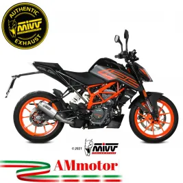 Mivv Ktm 125 Duke 21 - 2023 Terminale Di Scarico Marmitta Mk3 Inox Moto Racing
