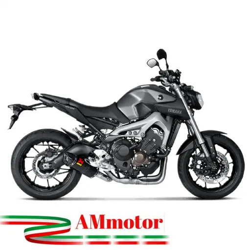 Akrapovic Yamaha Mt-09 14 - 2020 Impianto Di Scarico Completo Racing Line Terminale Carbonio Moto