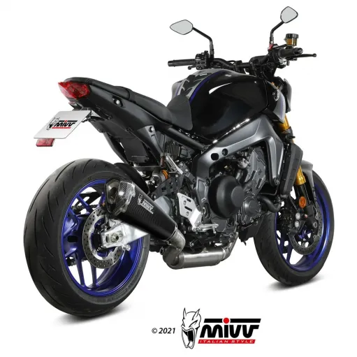 Scarico Completo Mivv Yamaha Mt-09 21 - 2023 Terminale Per Moto Delta Race Carbonio