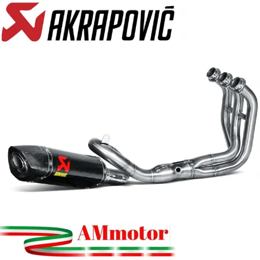 Akrapovic Yamaha Mt-09 14 - 2020 Impianto Di Scarico Completo Racing Line Terminale Carbonio Moto