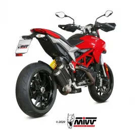 Mivv Ducati Hypermotard 939 16 - 2018 Terminali Di Scarico Moto Mk3 Carbonio Racing 2