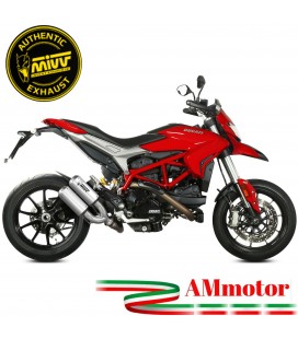 Mivv Ducati Hypermotard 939 16 - 2018 Terminali Di Scarico Moto Mk3 Inox Racing