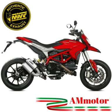 Mivv Ducati Hypermotard 939 16 - 2018 Terminali Di Scarico Moto Mk3 Inox Racing