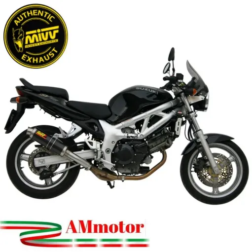 Mivv Suzuki SV 650 99 - 2002 Terminale Di Scarico Moto Marmitta Gp Carbonio