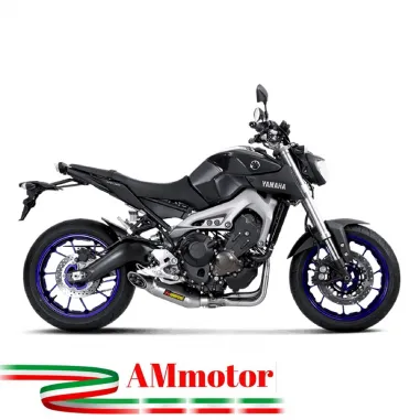 Akrapovic Yamaha Mt-09 14 - 2016 Impianto Di Scarico Completo Racing Line Terminale Inox Moto