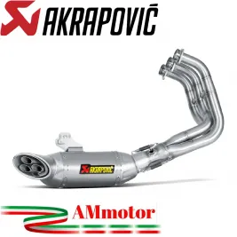 Akrapovic Yamaha Mt-09 14 - 2016 Impianto Di Scarico Completo Racing Line Terminale Inox Moto