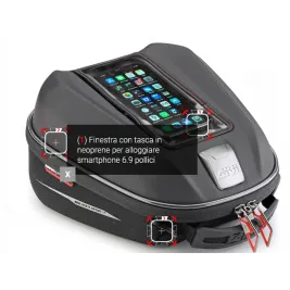 Borsello Givi Serbatoio Tanklock Da Moto 6 Litri BMW S 1000 XR Specifica 2