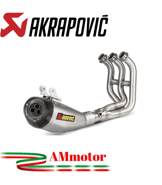 Akrapovic Yamaha Mt-09 15 - 2020 Impianto Di Scarico Completo Racing Line Terminale Titanio Moto