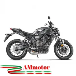 Akrapovic Yamaha Mt-07 17 - 2020 Impianto Di Scarico Completo Racing Line Terminale Titanio Moto 2