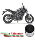 Akrapovic Yamaha Mt-07 17 - 2020 Impianto Di Scarico Completo Racing Line Terminale Titanio Moto