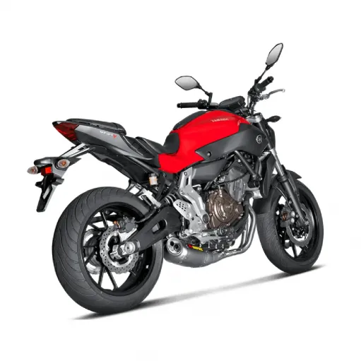 Akrapovic Yamaha Mt-07 2014 - 2016 Impianto Di Scarico Completo Racing Line Terminale Inox Moto