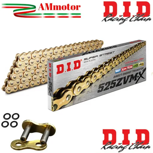 Kit Did KTM 990 Adventure Trasmissione Moto Catena ZVMX Oro Rapporti 17 42