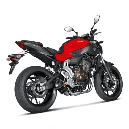 Akrapovic Yamaha Mt-07 Impianto Di Scarico Completo Racing Line Terminale Carbonio Moto