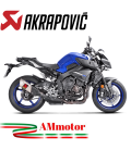 Akrapovic Yamaha Mt-10 16 - 2021 Terminale Di Scarico Slip-On Titanio Moto Omologato