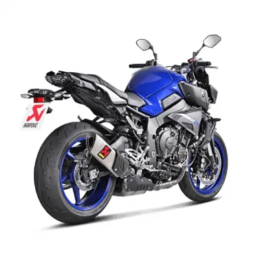Akrapovic Yamaha Mt-10 16 - 2021 Terminale Di Scarico Slip-On Titanio Moto Omologato