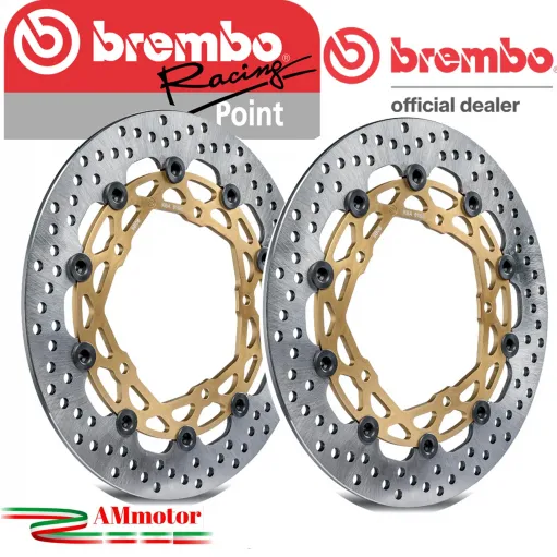 Dischi Freno Brembo Supersport Aprilia Tuono V4 RR 2015 2016 Racing Moto Coppia 320 mm