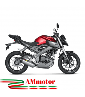 Akrapovic Yamaha Mt 125 14 - 2016 Impianto Di Scarico Completo Racing Line Terminale Inox Moto