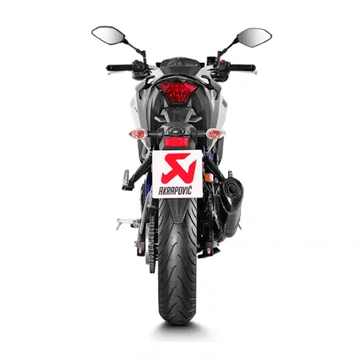 Akrapovic Yamaha Mt-03 16 - 2021 Terminale Di Scarico Slip-On Carbonio Moto Omologato