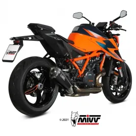 Mivv Ktm 1290 Superduke 2020 - 2023 Terminale Di Scarico Moto Delta Race Carbonio Omologato 2