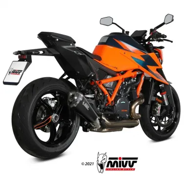 Mivv Ktm 1290 Superduke 2020 - 2023 Terminale Di Scarico Moto Delta Race Carbonio Omologato