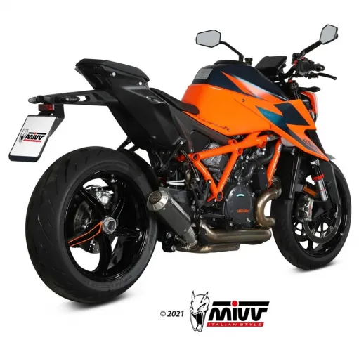 Mivv Ktm 1290 Superduke 2020 - 2023 Terminale Di Scarico Moto Marmitta Mk3 Carbonio
