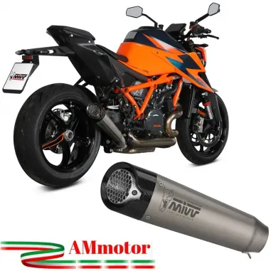 Mivv Ktm 1290 Superduke 2020 - 2023 Terminale Di Scarico Moto Marmitta X-M5 Titanio Omologato