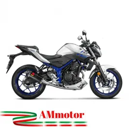 Akrapovic Yamaha Mt-03 Impianto Di Scarico Completo Racing Line Terminale Carbonio Moto 2