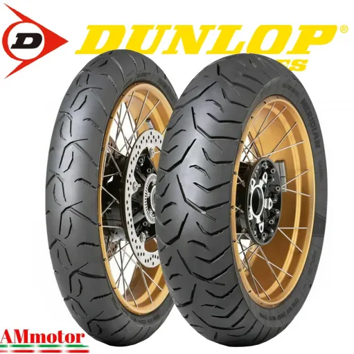 Dunlop Trailmax Meridian 150 70 zr 18  + 90 90 V 21 Coppia Pneumatici Moto Gomme