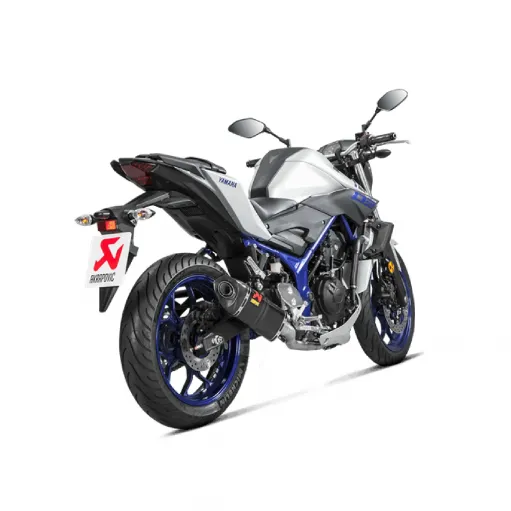 Akrapovic Yamaha Mt-03 Impianto Di Scarico Completo Racing Line Terminale Carbonio Moto