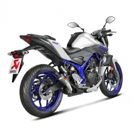 Akrapovic Yamaha Mt-03 16 - 2020 Terminale Di Scarico Slip-On Inox Moto Racing 2