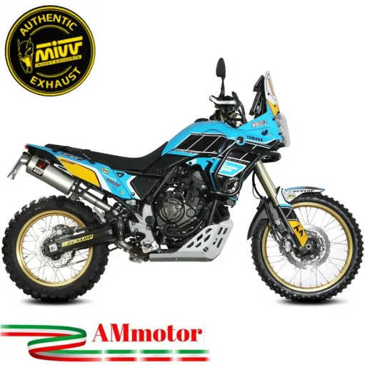 Mivv Yamaha Tenere' 700 Terminale Di Scarico Moto Marmitta Dakar Inox Omologato