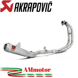 Akrapovic Yamaha Mt-03 16 - 2021 Impianto Di Scarico Completo Racing Line Terminale Inox Moto
