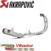 Akrapovic Yamaha Mt-03 16 - 2021 Impianto Di Scarico Completo Racing Line Terminale Inox Moto