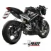 Mivv Triumph Street Triple 765 R / RS Terminale Di Scarico Moto Marmitta Delta Race Nero Omologato