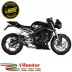 Mivv Triumph Street Triple 660 S Terminale Di Scarico Moto Marmitta X-M5 Inox Nero