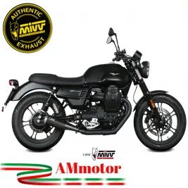 Mivv Moto Guzzi V7 III Terminali Di Scarico Marmitte Ghibli S Inox Nero