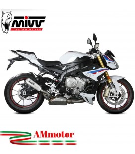 Mivv Bmw S 1000 R 2017 - 2020 Terminale Di Scarico Moto Marmitta X-M1 Titanio Omologato