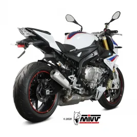 Mivv Bmw S 1000 R 2017 - 2020 Terminale Di Scarico Moto Marmitta X-M1 Titanio Omologato 2