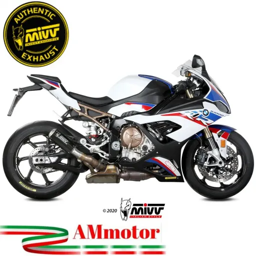 Mivv Bmw S 1000 RR 19 - 2025 Terminale Di Scarico Marmitta MK3 Carbonio Moto Omologato
