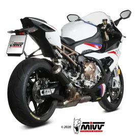 Mivv Bmw S 1000 RR 19 - 2025 Terminale Di Scarico Marmitta MK3 Carbonio Moto Omologato 2